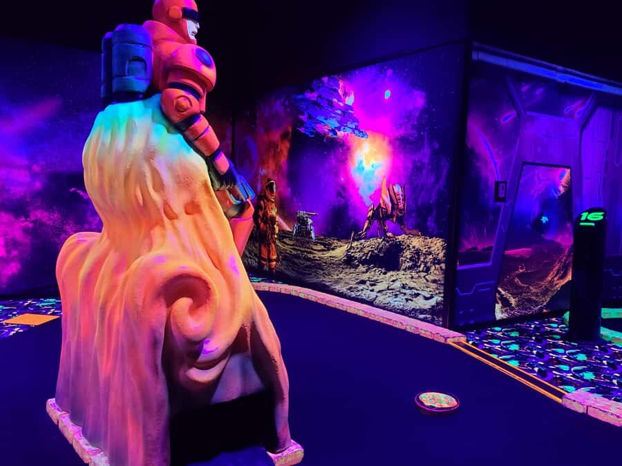 American Dream: Blacklight Mini Golf Entry Ticket - Who Will Love This Experience?