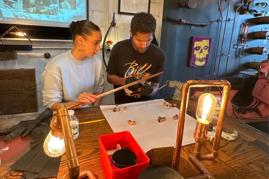 Brooklyn: Custom Copper Lamp Workshop - A Practical Breakdown of the Copper Lamp Workshop