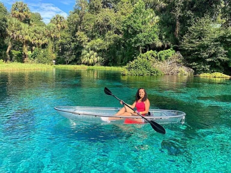 Dunnellon: Rainbow Springs Clear Kayak Guided Tour - Why This Tour Offers Great Value