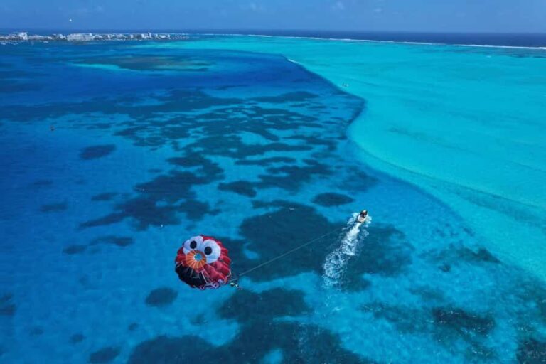Fly over the 7-Colored Sea Parasail San Andres + Go PRO Camera Included - Why This Tour is a Great Choice