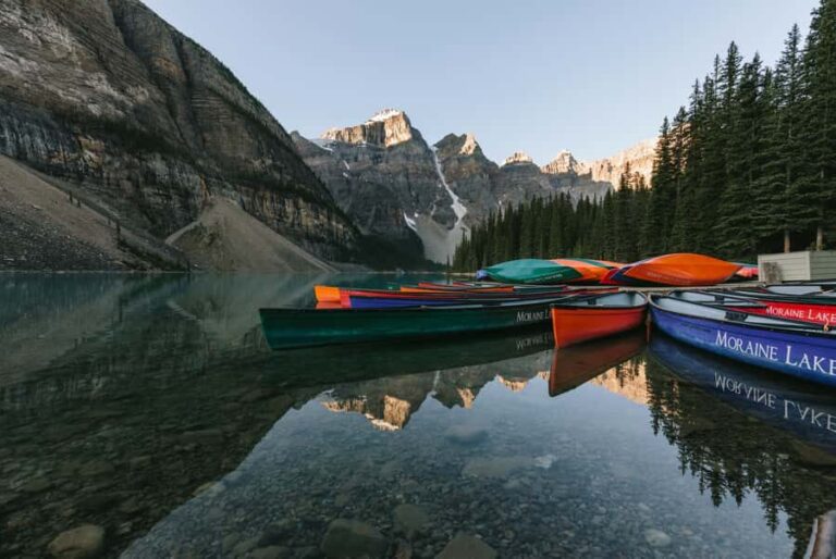 From Banff: Mountains, Lakes, and Waterfalls Full-Day Tour - Transportation and Group Size