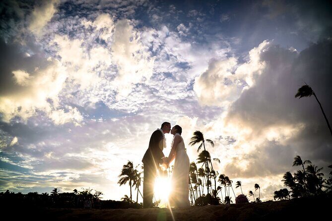 Golden Hour Wedding Honolulu Officiant, Lei for 2 and Pro Photos - Why This Tour Offers Great Value