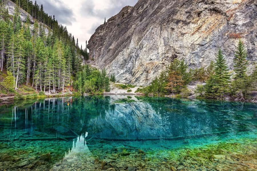 Grassi Lake and Grotto Canyon Hiking Calgary/Canmore/Banff - First Stop: Grotto Canyon – A Walk Through Time