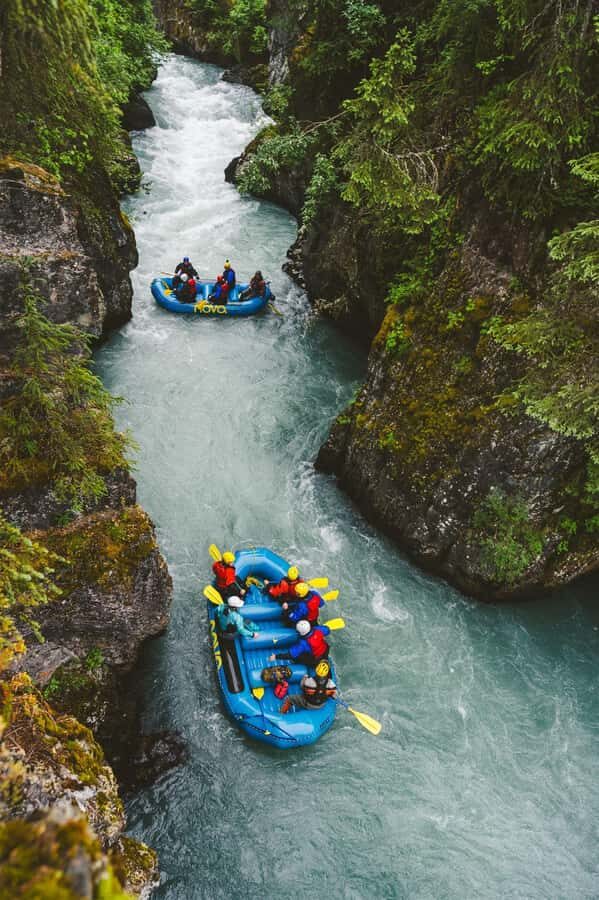 Hope, Alaska: Six Mile Creek 2 Canyon Whitewater Rafting - The Experience in Detail