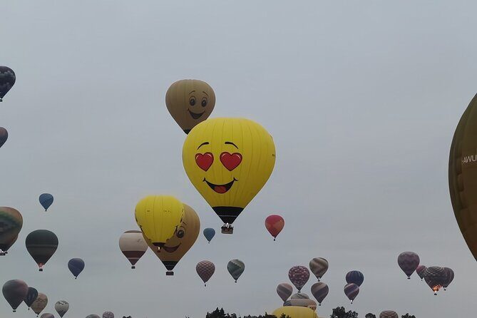 Hot Air Balloon Flight + PickupCDMX + Breakfast Included + Pyramids - The Experience Begins in Mexico City