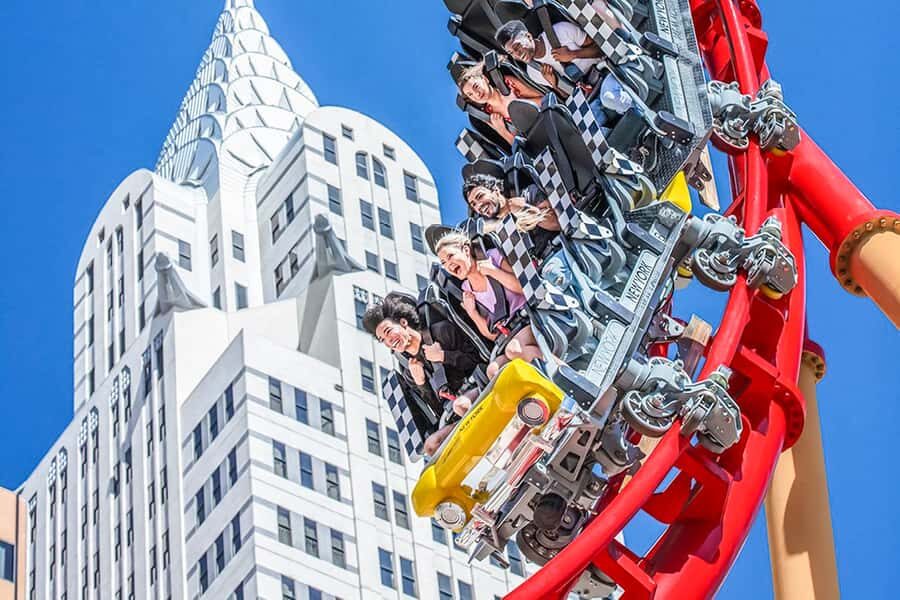 Las Vegas: New York-New York Hotel Big Apple Coaster Ride - A Thrilling Ride with a View