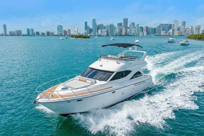 Miami Yacht Rental 55 ft + 2 Jet Ski | Miami Boat Rentals - What’s Included and What’s Not