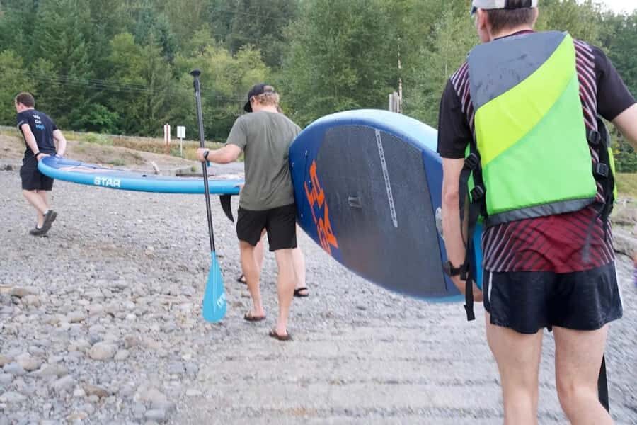 Mineral Lake: Sunset Paddle Board Tour with View of Rainier - The Itinerary in Detail
