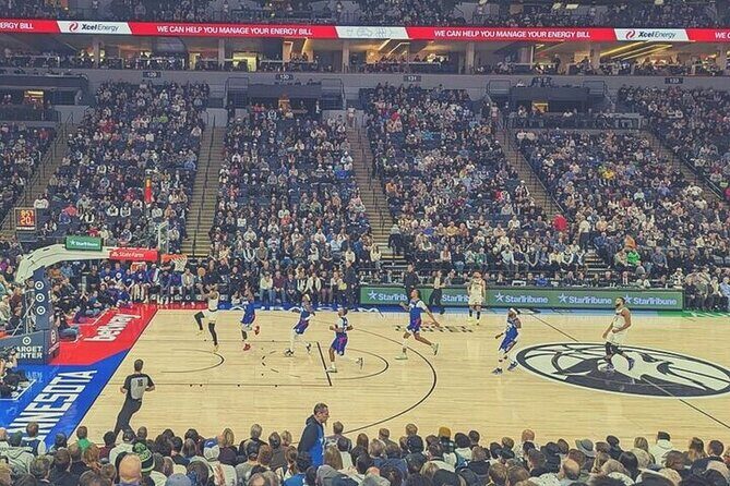 Minnesota Timberwolves Basketball Game at Target Center - Authentic Minneapolis in the Surroundings