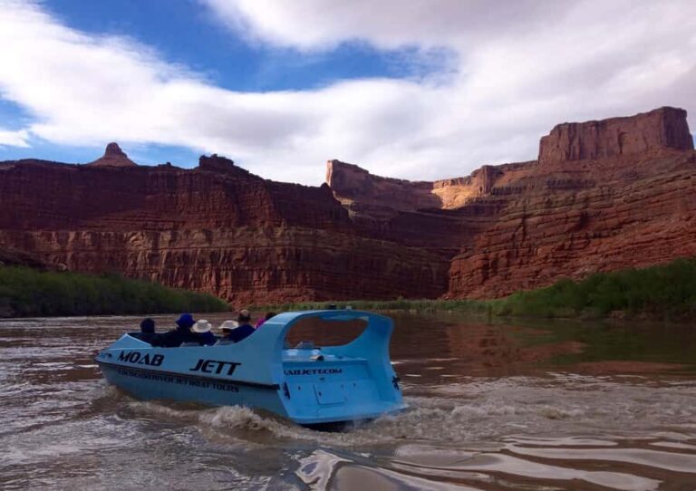 Moab: Meander Canyon Scenic Jet Boat Tour - The Itinerary in Detail