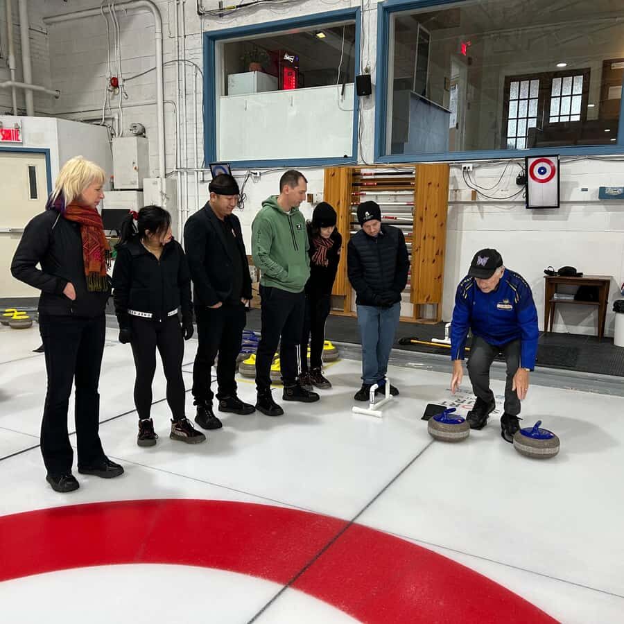 Montreal: Curling Experience with instructor and equipment - A Fun and Authentic Canadian Winter Sport