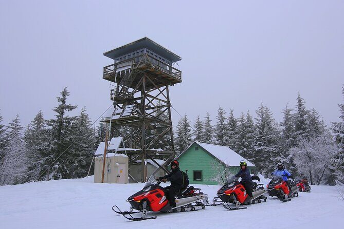 Mt Hood National Forest - 90 Minute Snowmobile Adventure - The Value of a Guided Snowmobile Ride in Oregon’s Winter Wonderland