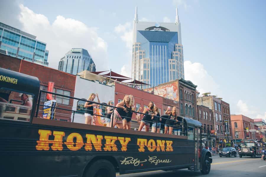 Nashville's Wildest Honky Tonk Party Bus | Public Tour (21+) - A Detailed Look at Nashville’s Wildest Party Bus Tour