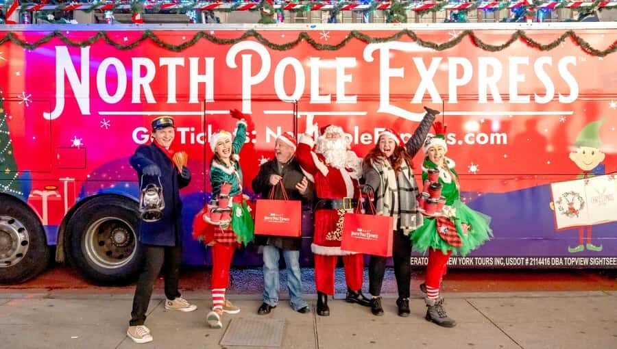 New York City: North Pole Express Holiday Ride - A Closer Look at the North Pole Express Holiday Ride