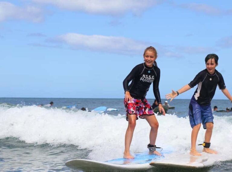 North Shore Oahu: Tandem Special Surf Lesson for Children - Detailed Breakdown of the Experience