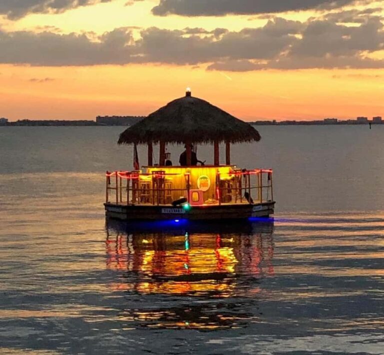 Orange Beach: Sunset Tiki Bay Cruise with BYOB - The Experience in Detail