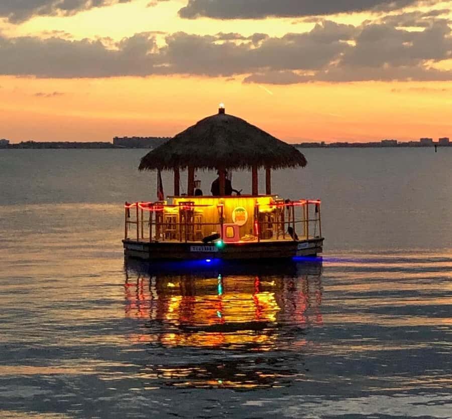 Orange Beach: Sunset Tiki Bay Cruise with BYOB - The Experience in Detail
