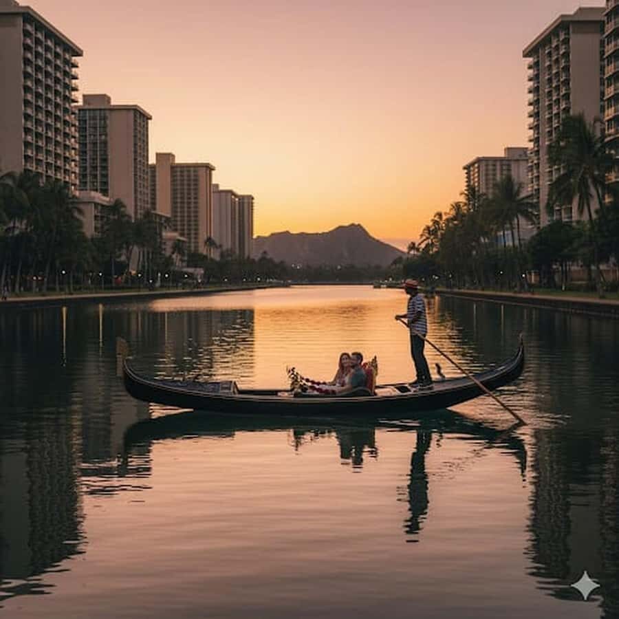 Photo Shoot on a Waikiki Gondola Cruise - The Itinerary and Key Highlights