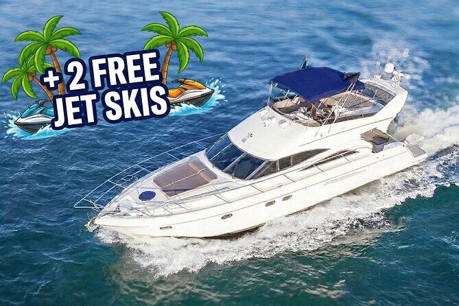 Private Yacht 60' +2 Jet Ski | + 1 Free Hour | Miami Yacht Rental - How the Itinerary Unfolds