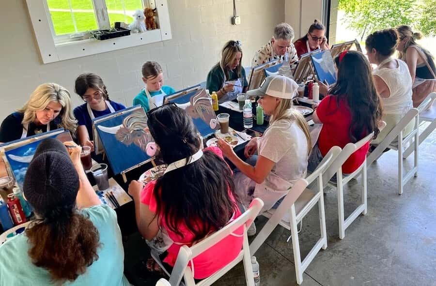 Tennessee: Highland Cow Painting Class - The Experience in Detail