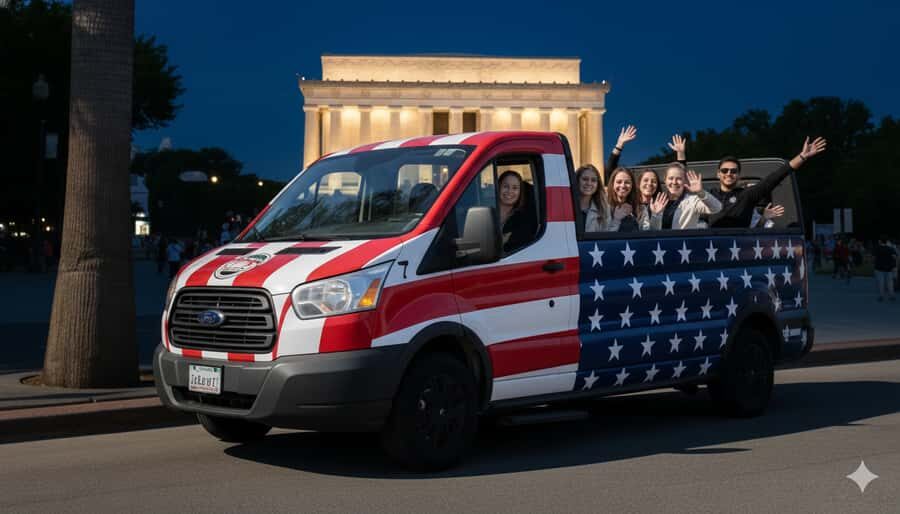 Washington DC History&Monuments Open Air Minibus Guided Tour - Exploring Washington DC in Style and Comfort