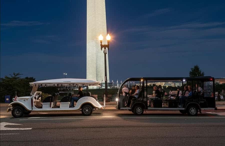 Washington DC: Monuments Moonlight Guided Electric Cart Tour - An In-Depth Look at the Night Tour in Washington, D.C.