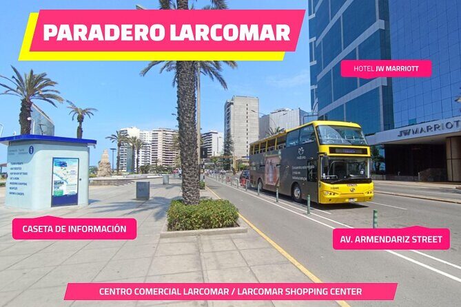 City Tour Panoramic Bus Departure From Larcomar - FAQ