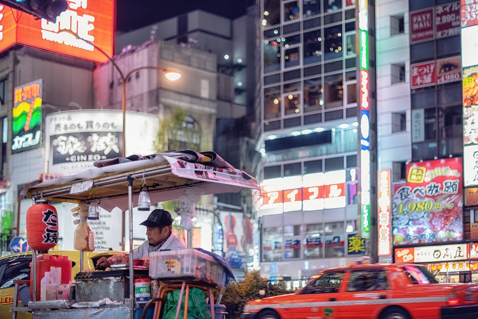 Tokyo street food vendor