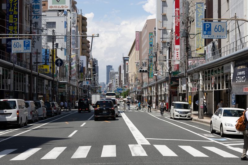 Den Den Town electronics district in Nipponbashi, Osaka