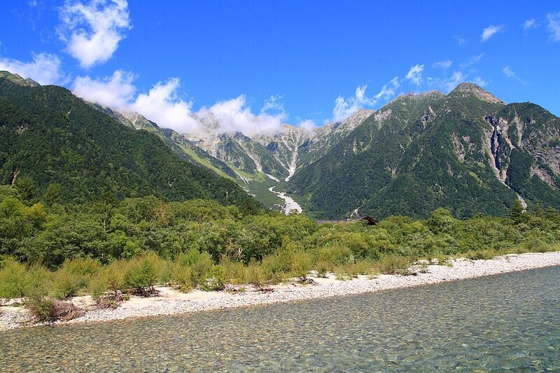 Kamikochi alpine valley in the Hida Mountains