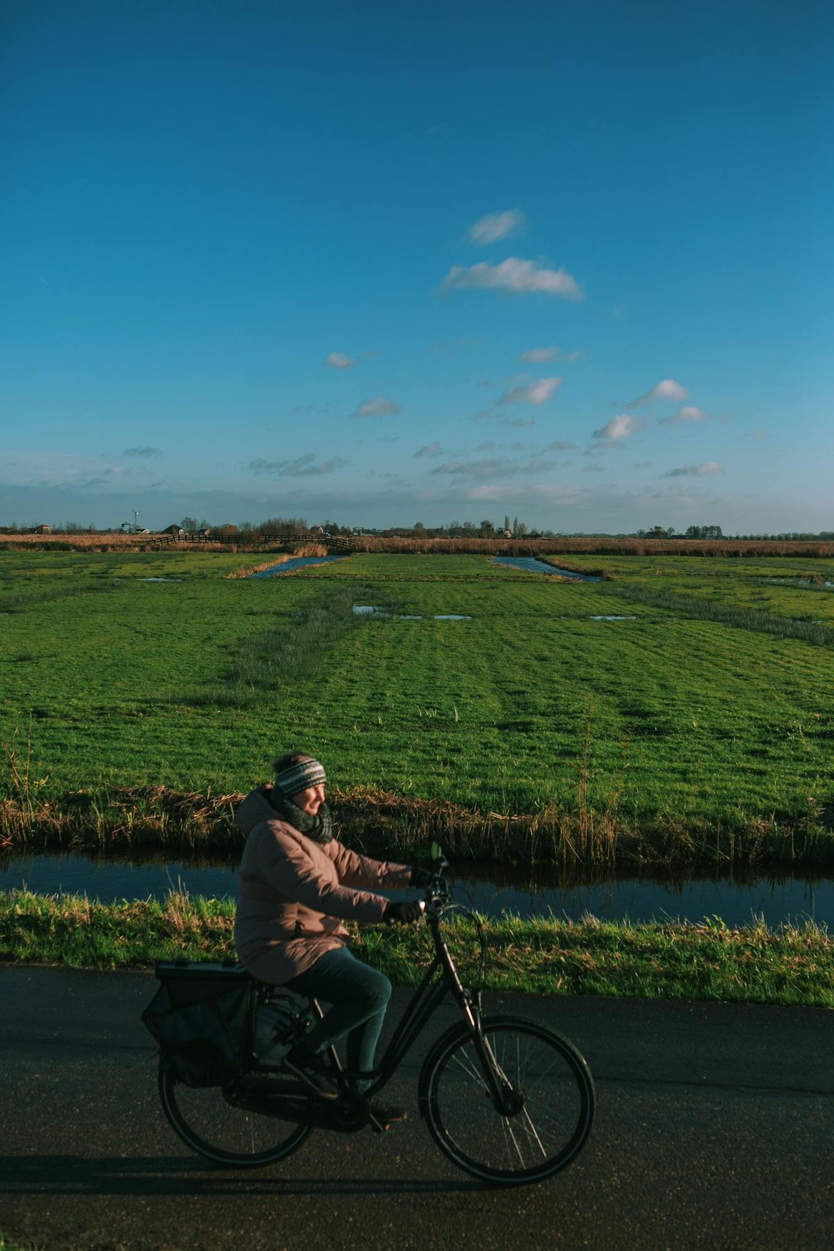 Cycling through the Dutch countryside