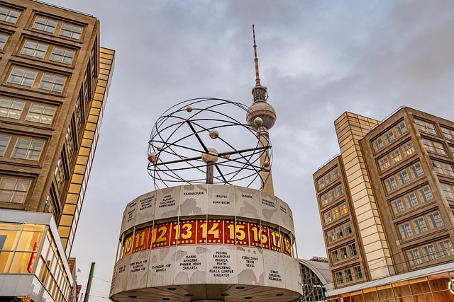 Alexanderplatz with TV Tower and World Clock