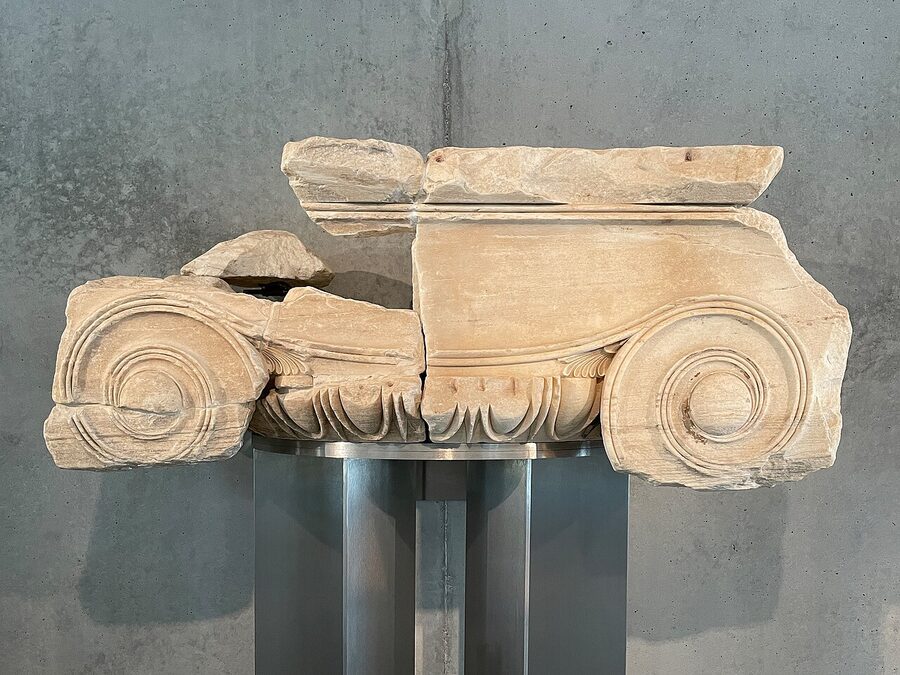 Ionic capital from the Propylaia Acropolis Museum