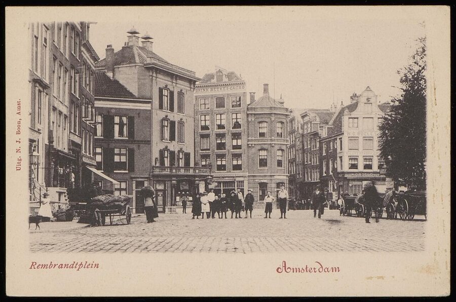 Rembrandtplein Amsterdam around 1900