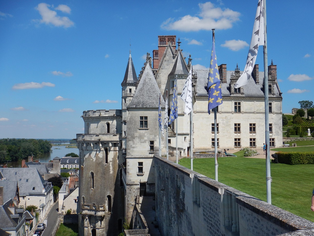 Royal castle of Amboise associated with King François I