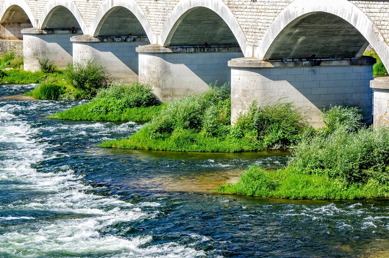 Bridge over the Loire River in Amboise