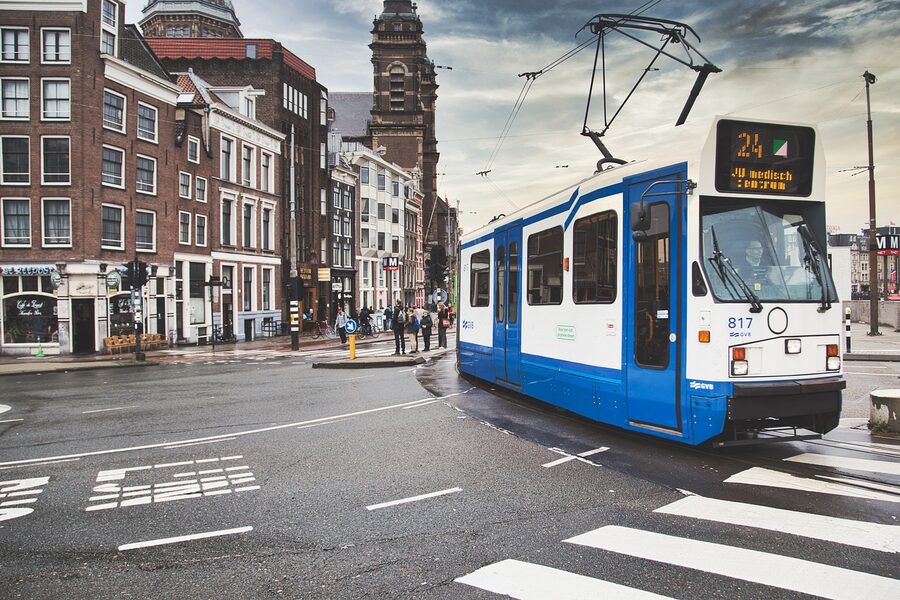 Amsterdam cityscape buildings