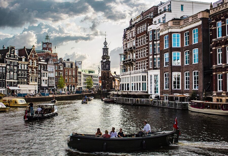 Amsterdam canal view
