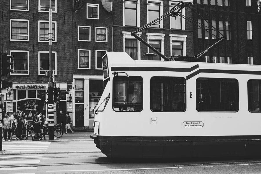 Amsterdam canal scene