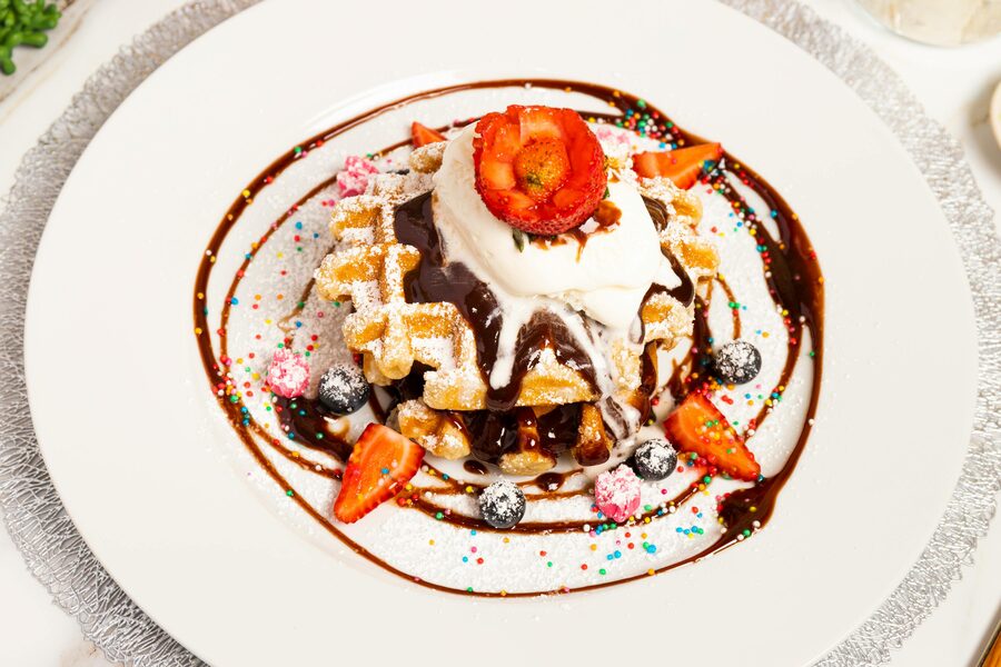 Stroopwafels stacked