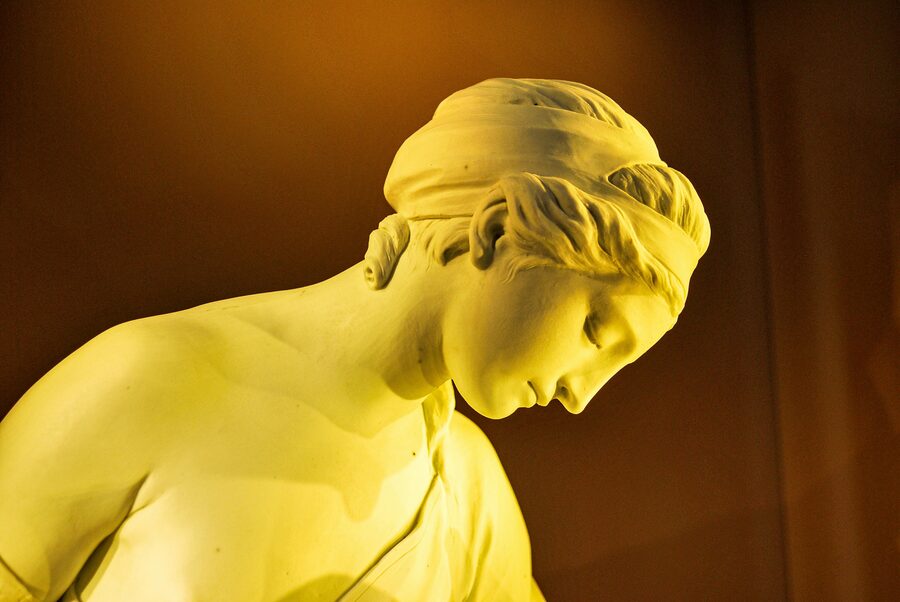 Queue at museum entrance