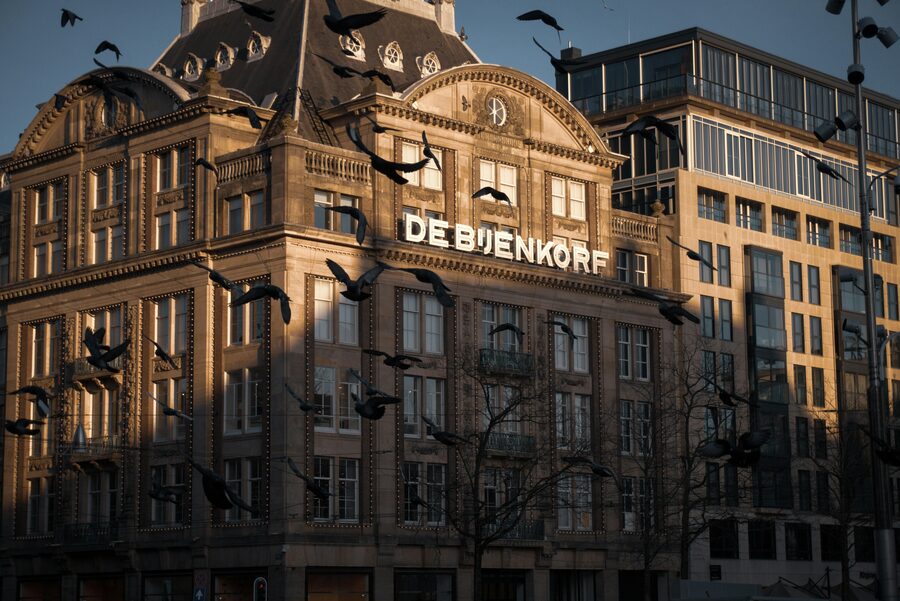 Amsterdam city scene