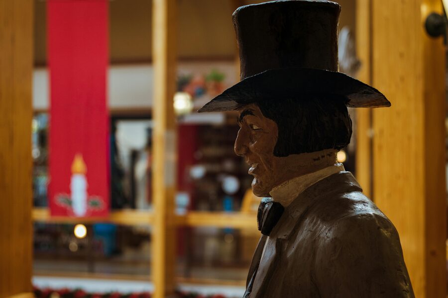 Madame Tussauds wax figure close-up