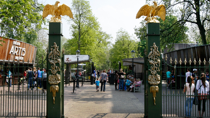 ARTIS Royal Zoo entrance Amsterdam Plantage Kerklaan