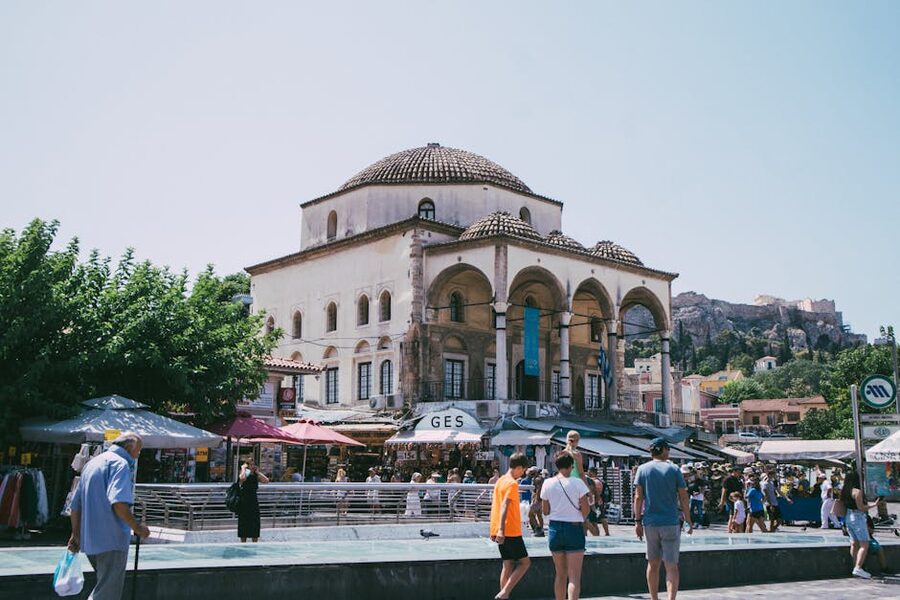 Athens town square mosque