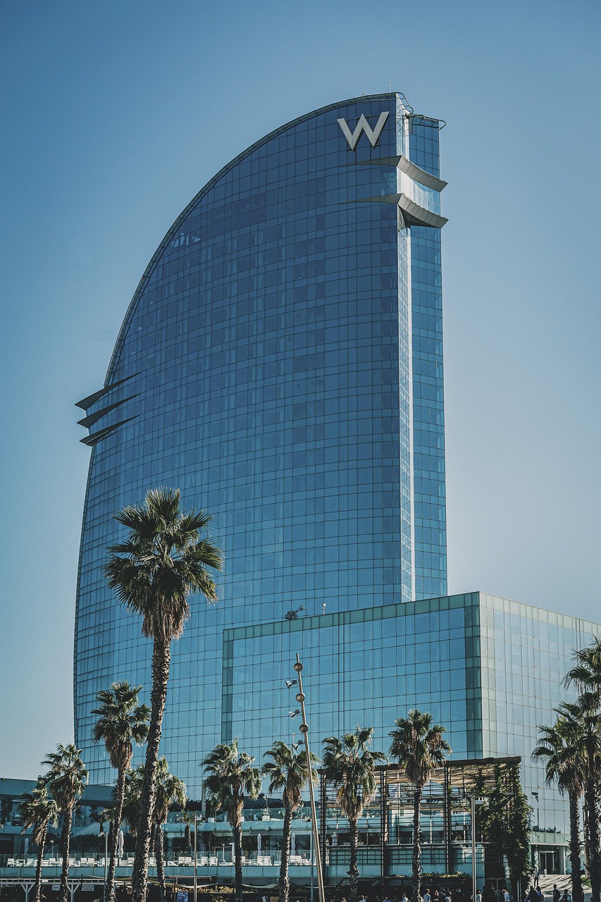 Barceloneta beach Barcelona coastline