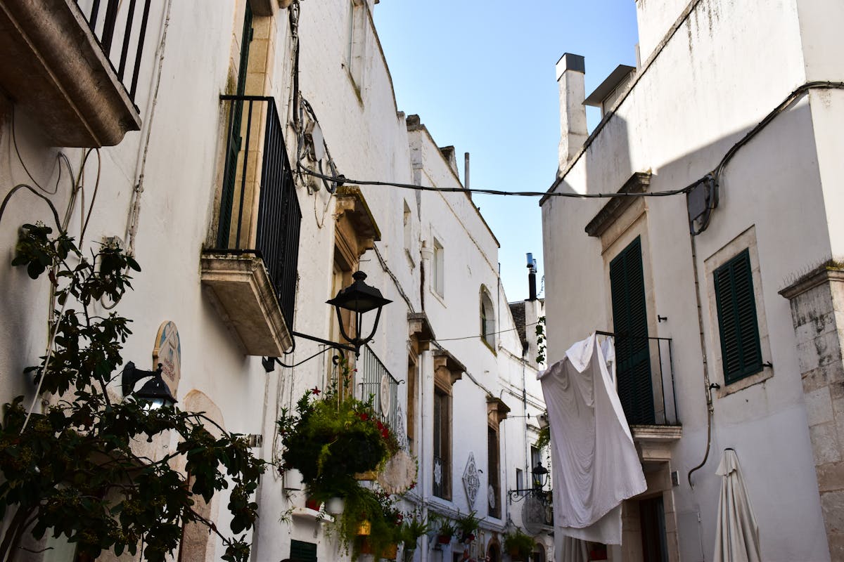 The waterfront and old town of Bari on the Puglia coast