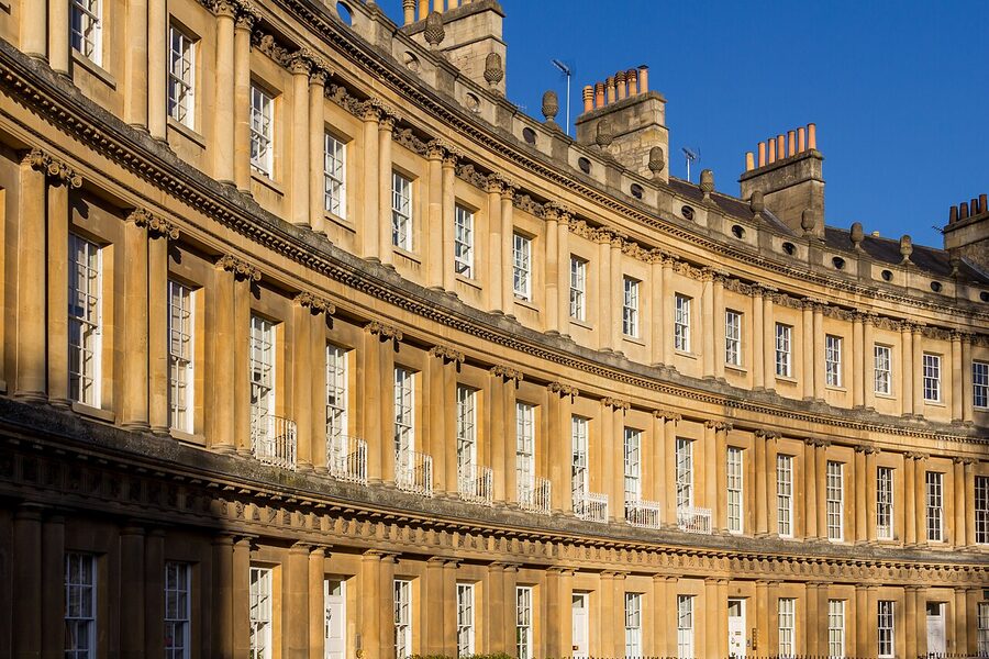 Royal Crescent Bath Georgian architecture