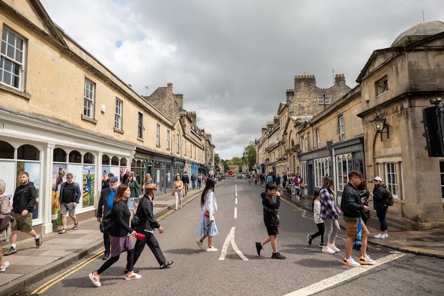 Bath Georgian street scene