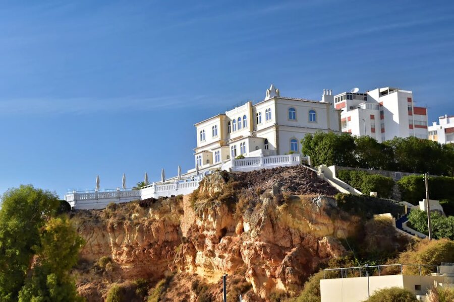 Algarve cliffs dramatic view